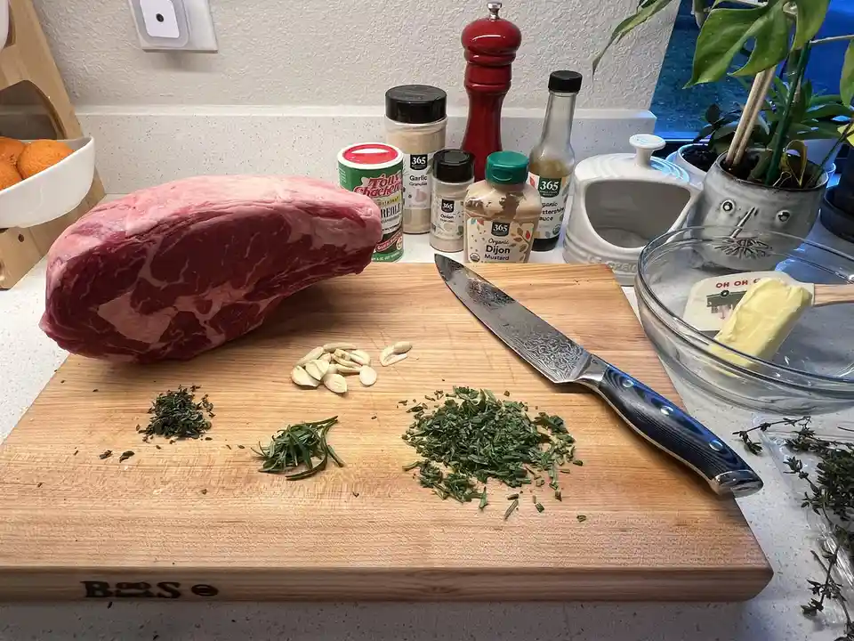 Indulging in a Boxing Day rib roast feast