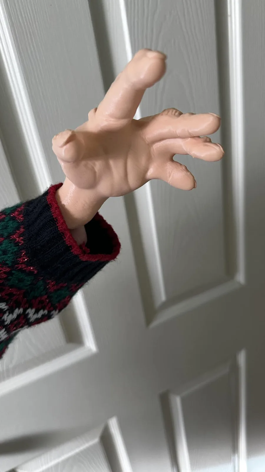 I used my strong hand to serve the turkey this year!