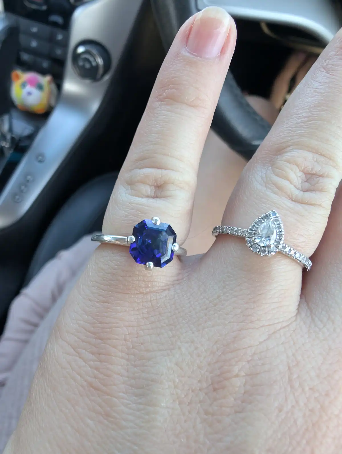 My fiancé surprised me with a beautiful engagement ring!