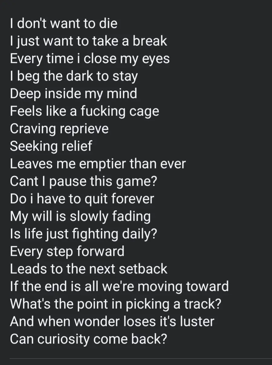 A Thoughtful Poem to Reflect On