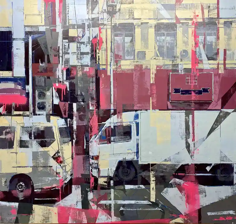 A stunning large painting, original creation
