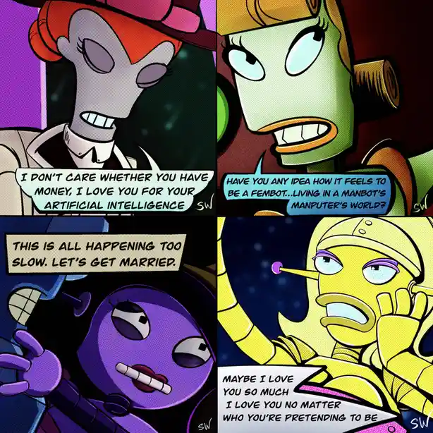 Original Futurama Pop Art: A Creative Tribute
