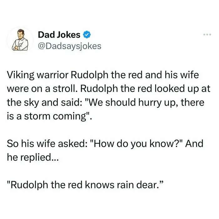Ba Dum Tss... the perfect punchline!