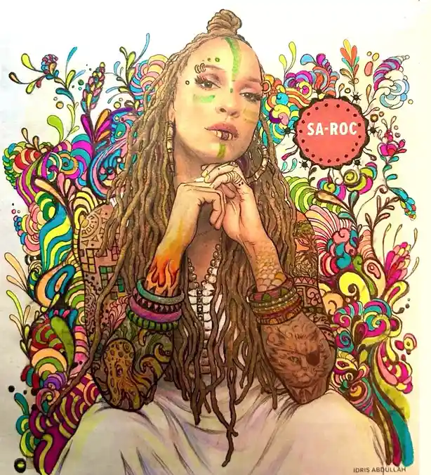 Sa-Roc: A Creative Journey with Bluelight Newspaper Art