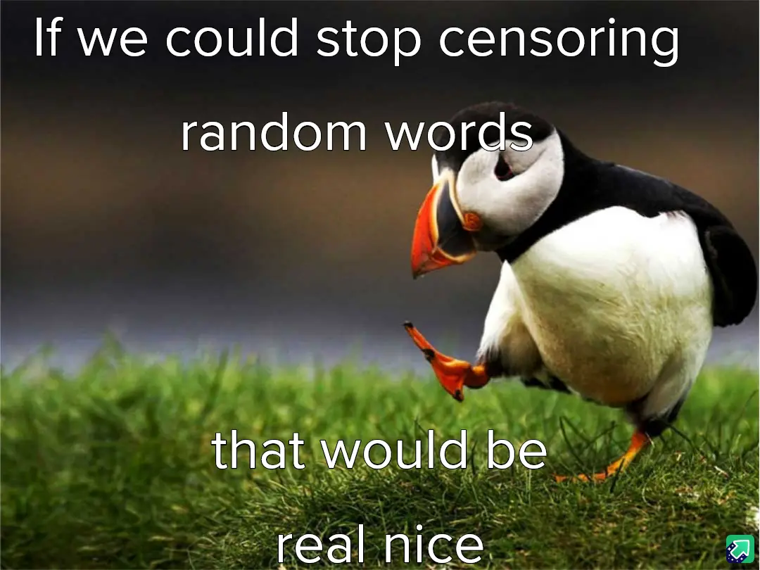 A photograph of a puffin standing on green grass, looking down with one foot lifted, overlaid with white text that reads 'If…