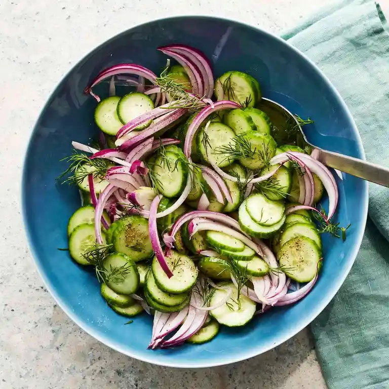 Refreshing Cucumber Vinegar Salad Recipe