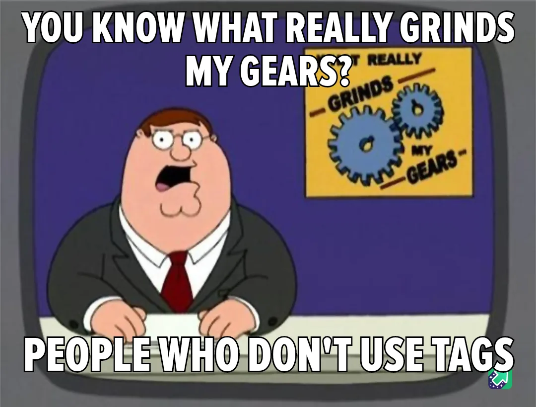 The image shows Peter Griffin from Family Guy, looking angry while sitting at a desk. Behind him is a yellow poster with two…