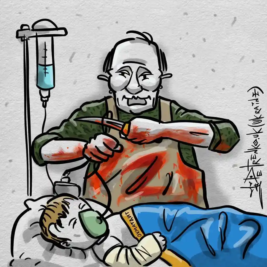 A humorous take on Putin's caricature