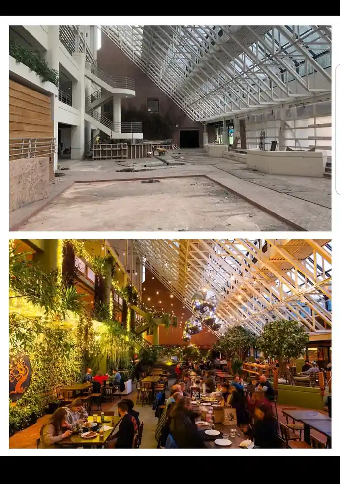 Transforming the Treehouse Brewery Atrium: A Stunning Before and After