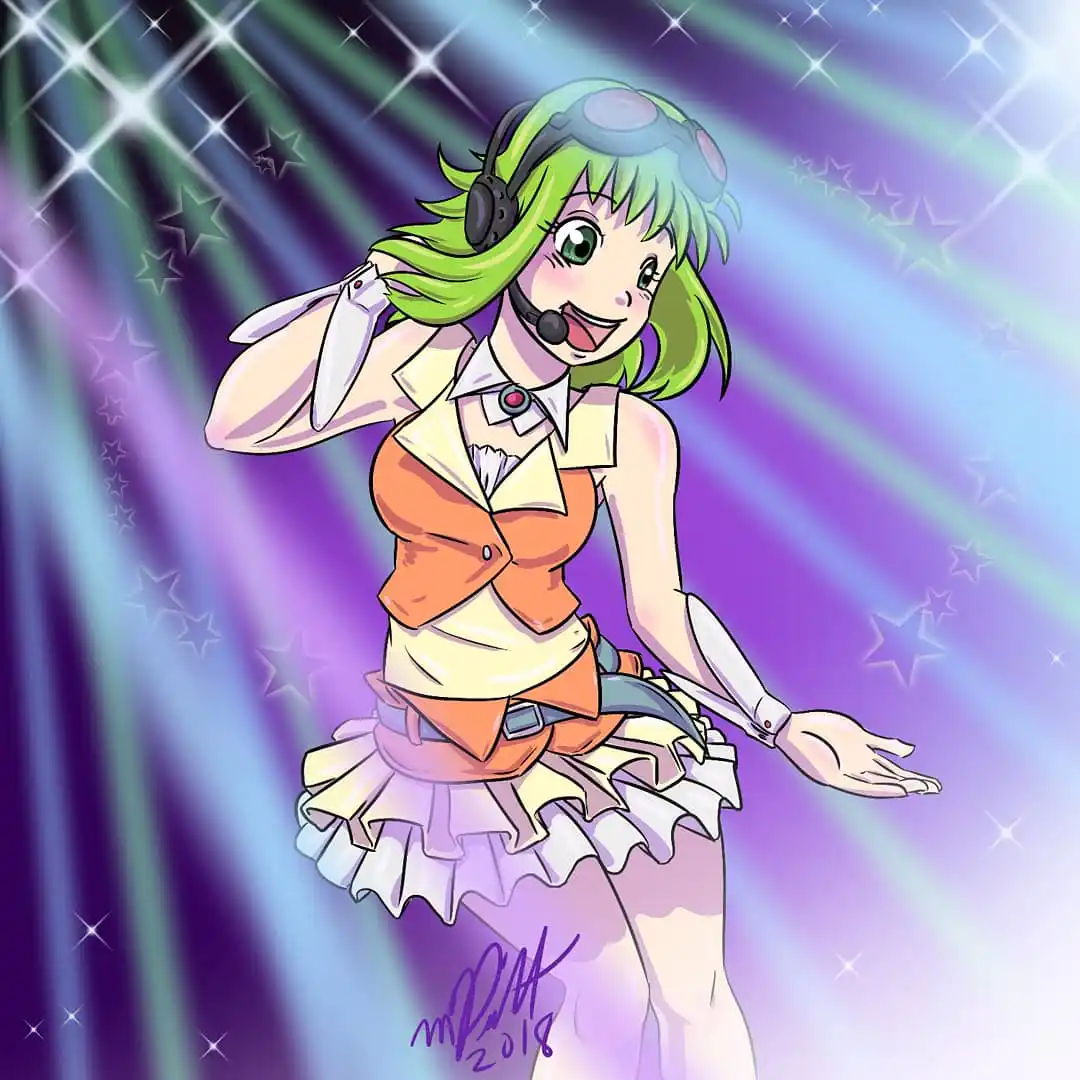 Daily Art Showcase: Gumi Vocaloid from 2018