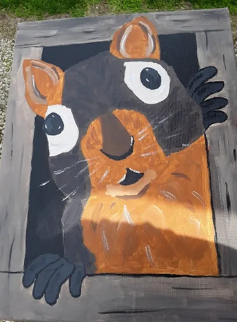 I Once Painted a Terrible Squirrel – Talk About Nuts!
