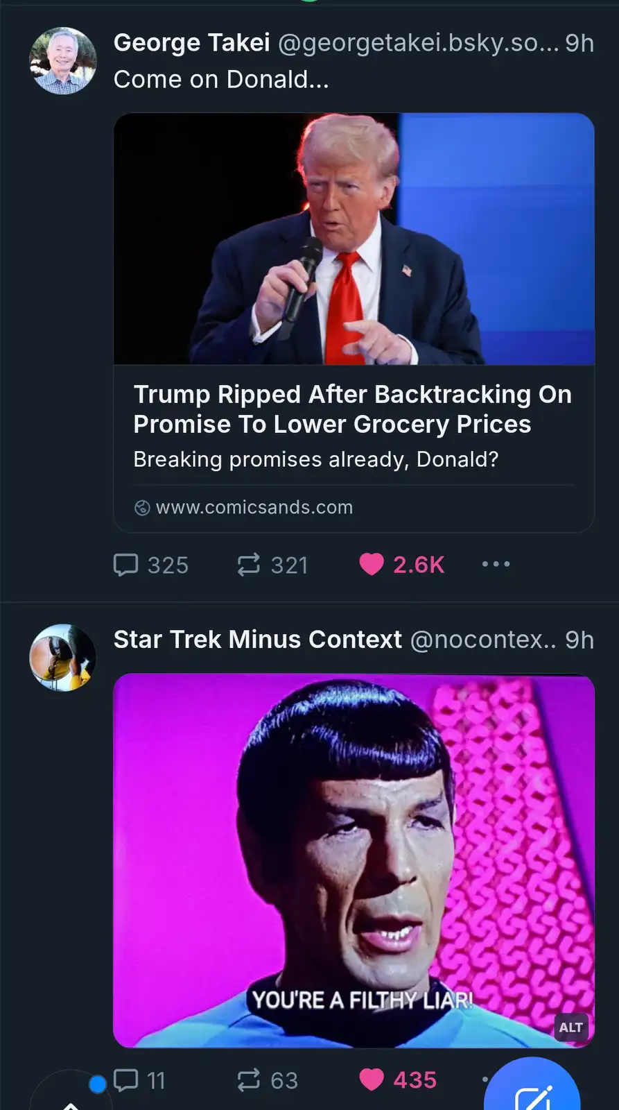 When the Bluesky Feed Aligns Perfectly for Your Enjoyment