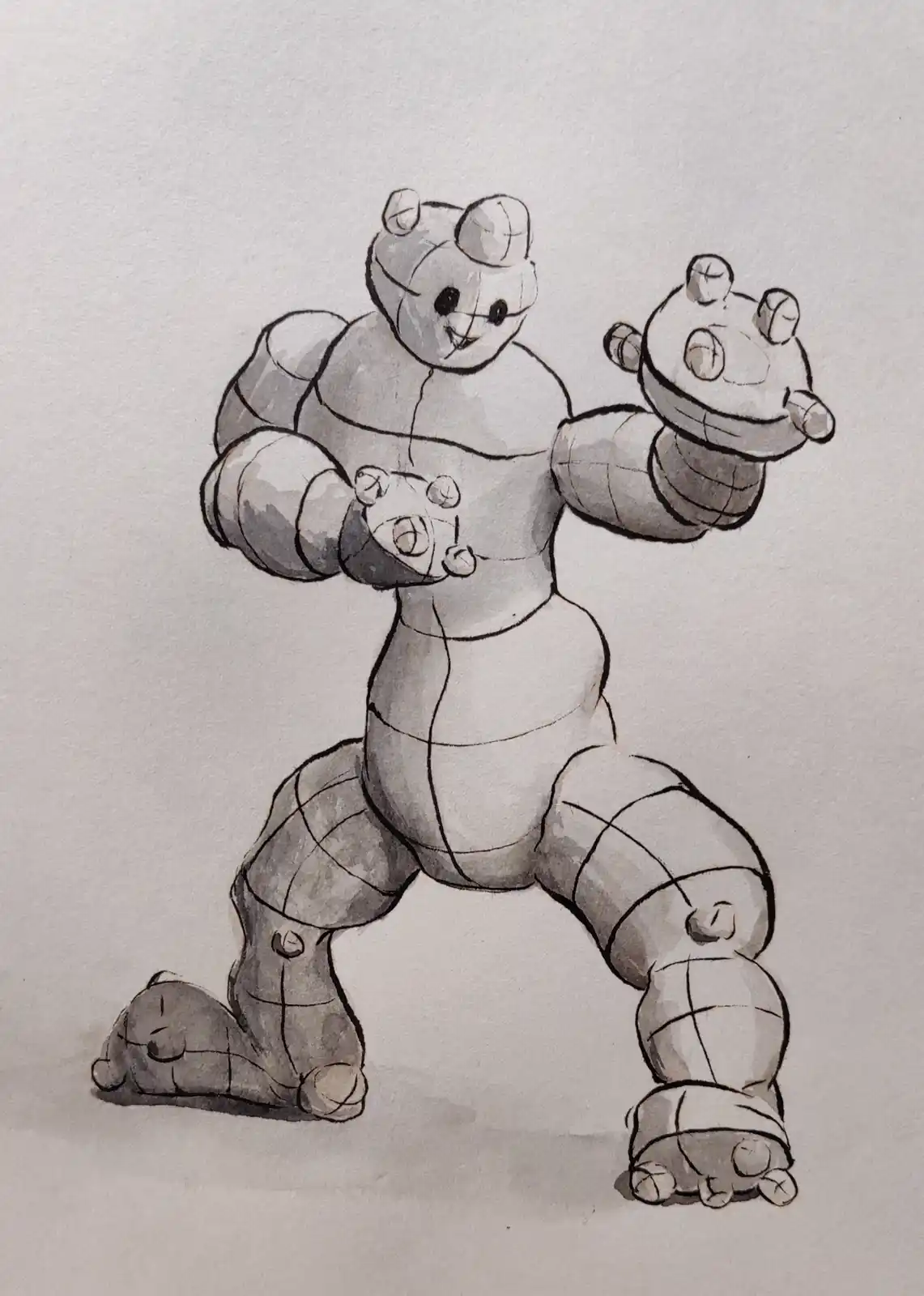 Check out my quirky blob man creation!
