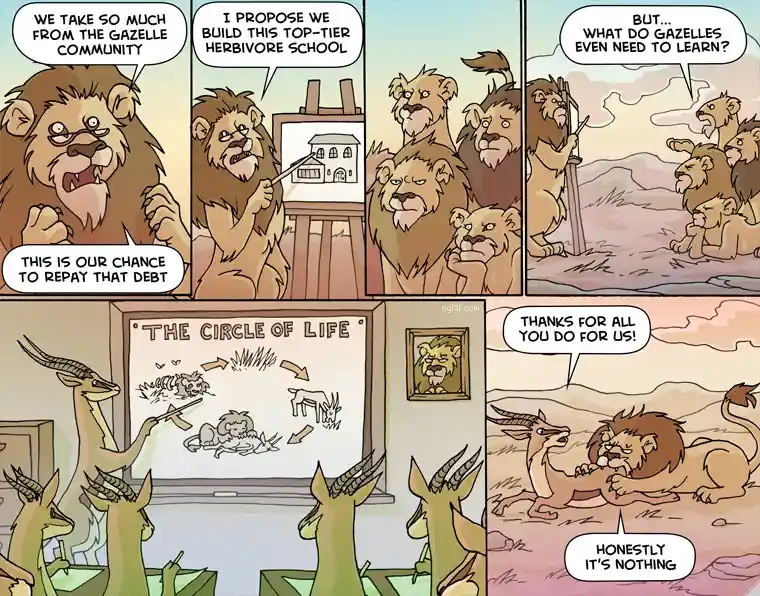 The Lion Sleeps Tonight: A Nightly Routine