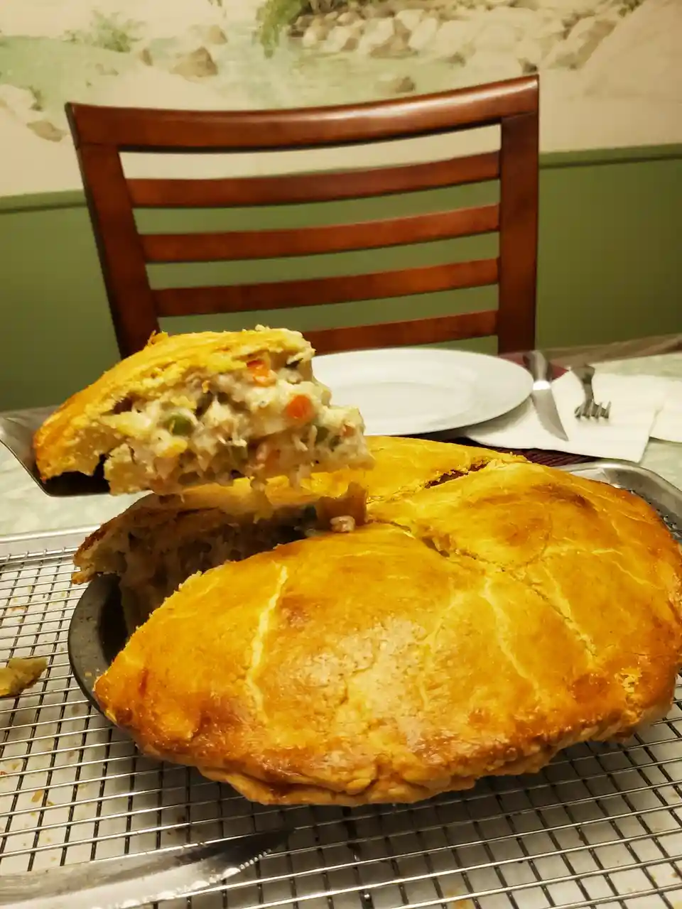 Indulge in Deliciousness: Double-Crust Chicken Pot Pie!