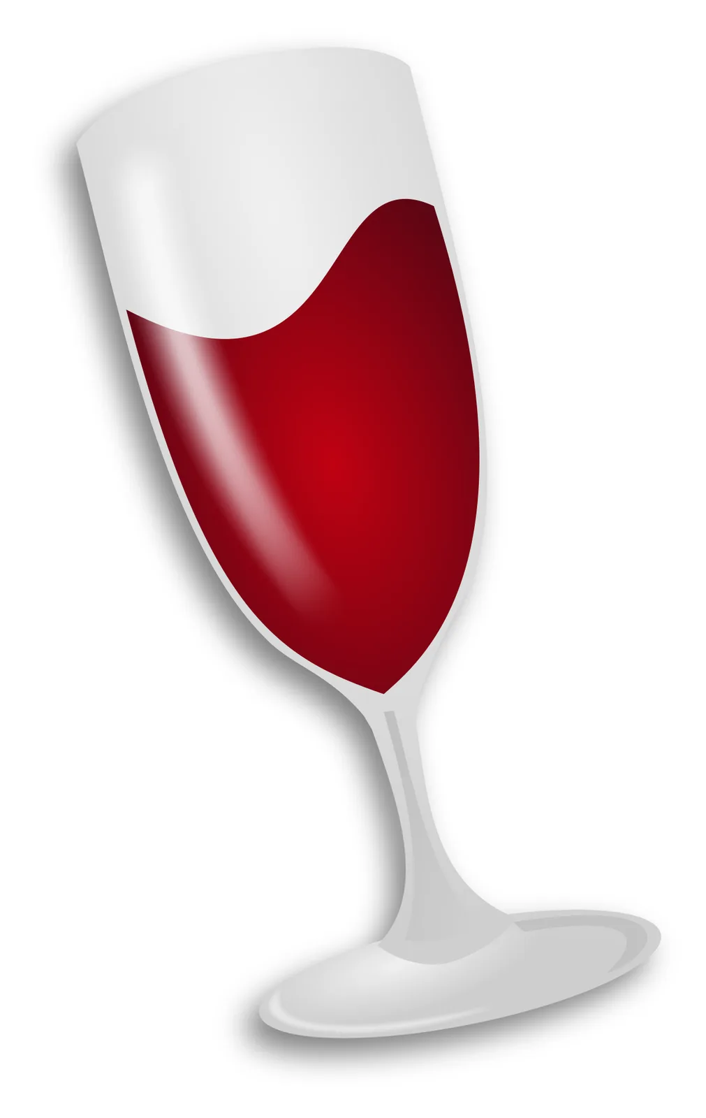A cartoon-style wine glass filled with red wine is shown against a black background. The overlaid text reads 'i'm not drunk…