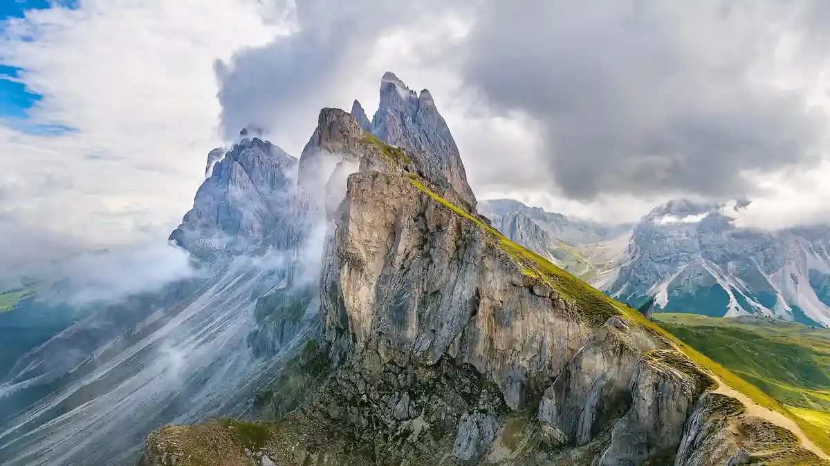 In the heart of South Tyrol, a crooked-toothed massif called Seceda towers above the Val Gardena. This verdant valley is…