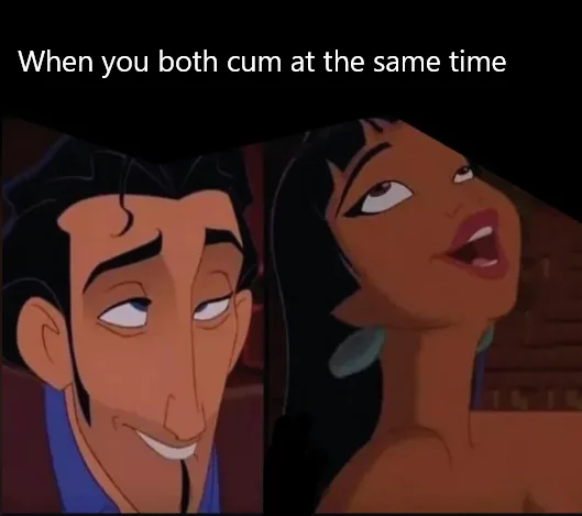 An image from Disney's 'The Emperor's New Groove' shows Kuzco and Yzma in a close-up, both with expressions of intense…