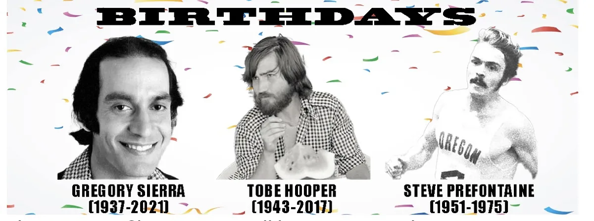 A celebratory image with confetti background and three black-and-white portraits of men, each labeled with their name and…