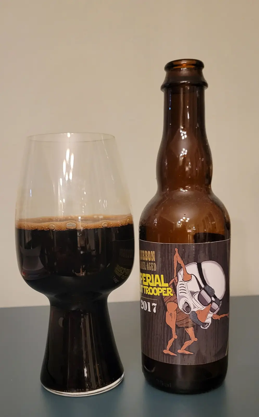 Savoring the 2017 Bourbon Barrel Aged Imperial Stout Trooper