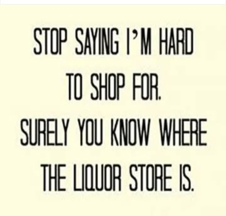 The image displays bold, black, sans-serif text centered on a pale yellow background. The text reads: 'STOP SAYING I'M HARD…
