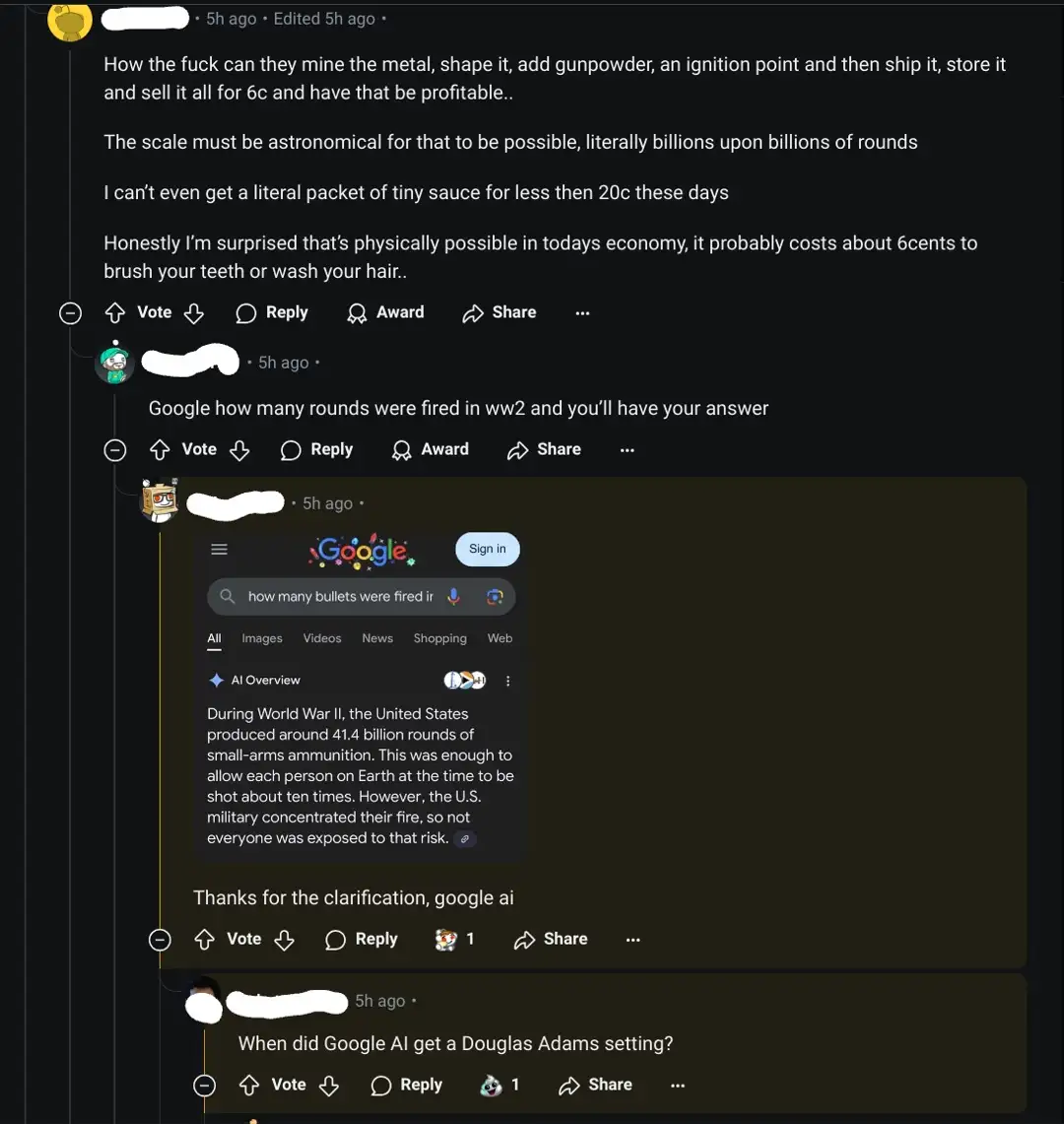 A Hilarious Reddit Screenshot