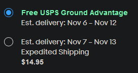 Pay Extra for a Day Later Delivery? Really?