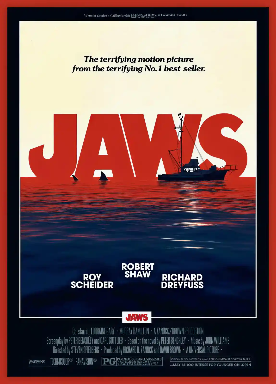 Iconic Jaws Poster Reimagined by Matt Ferguson
