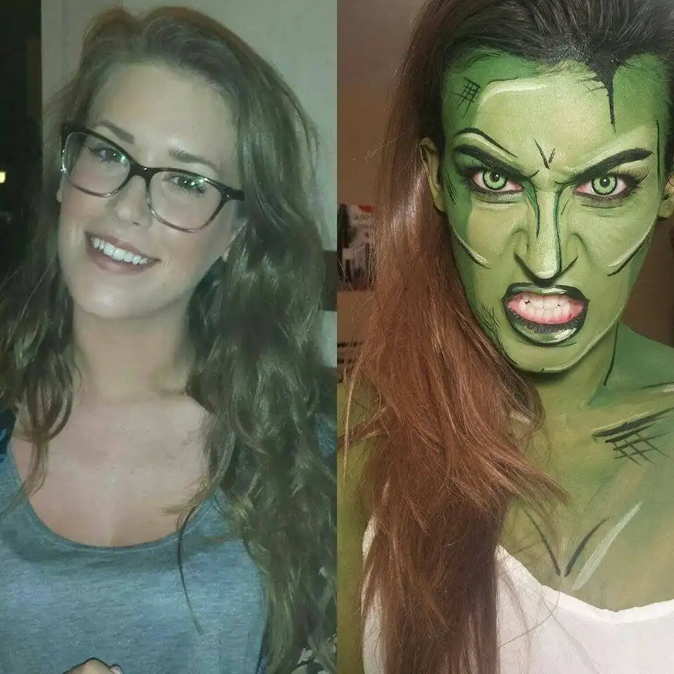 Watch as This Girl Transforms into She-Hulk - A Stunning Metamorphosis!