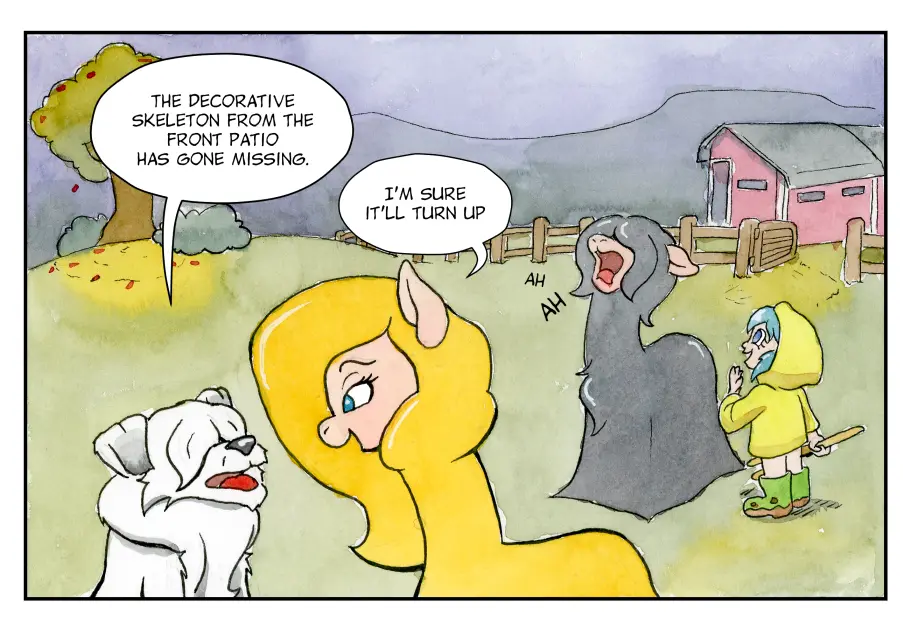 Sneeze and Bones: A Quirky Alpacomics Tale