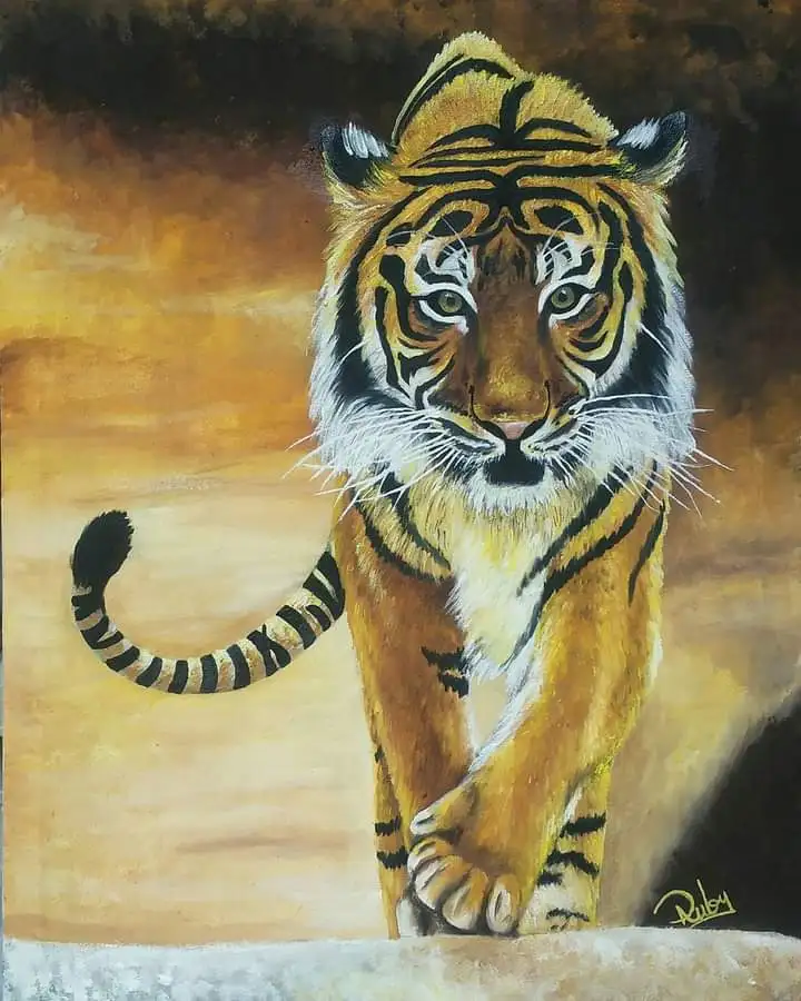 A Stunning Oil Painting on Canvas