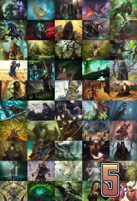 5-Grid: A Visual Puzzle to Ponder