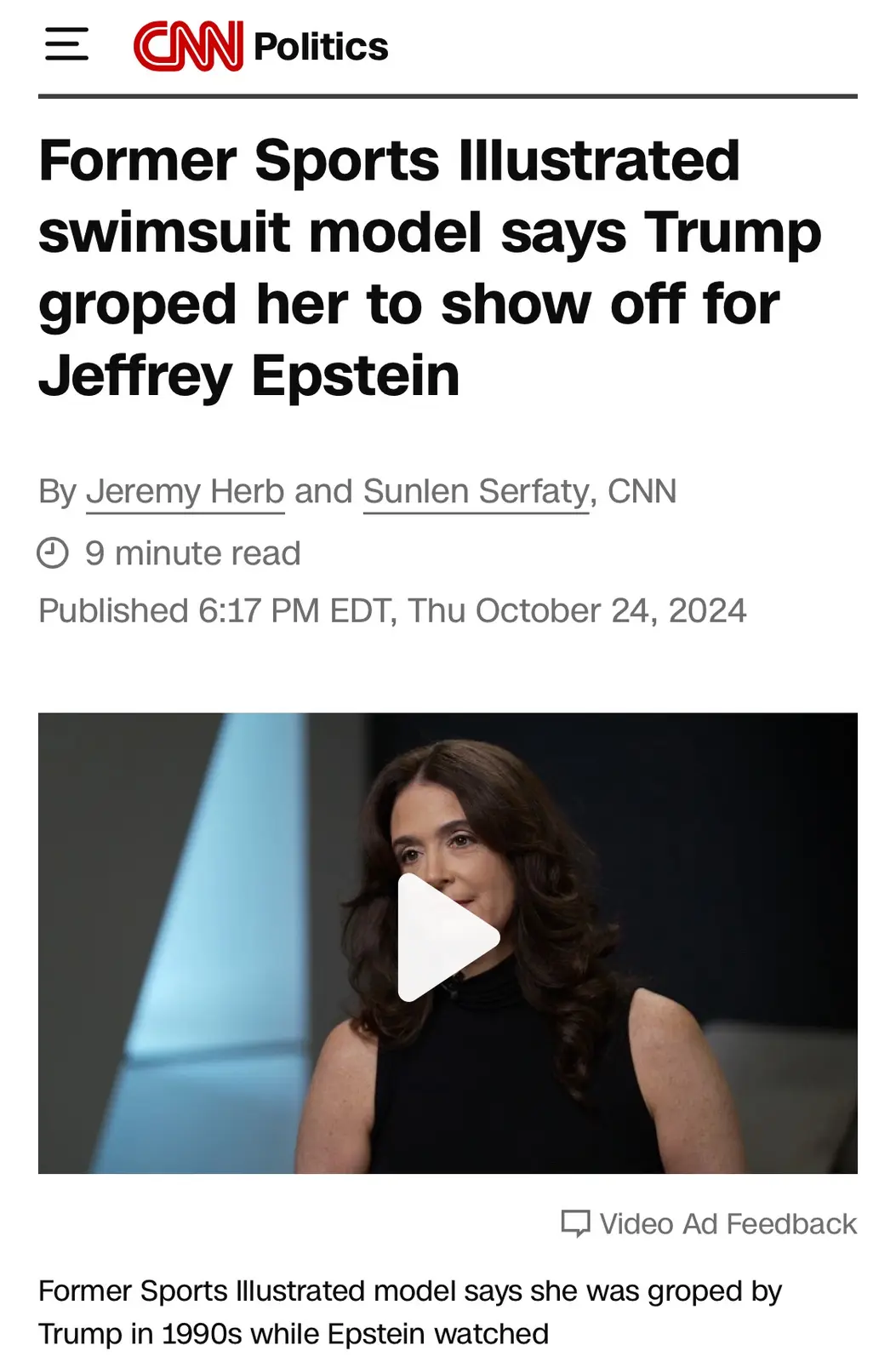 A Shocking Display: Groping to Impress Jeffrey Epstein