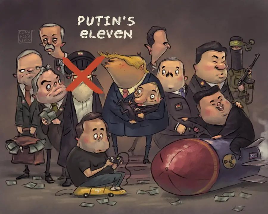 A Humorous Take on Putin: The Caricature