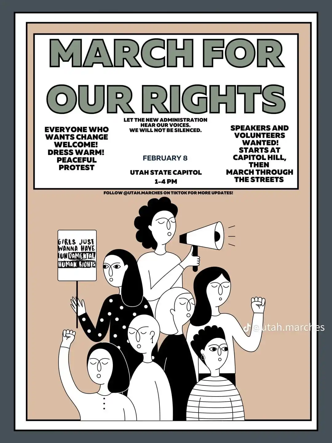 Join the Protest Tomorrow in Salt Lake City!