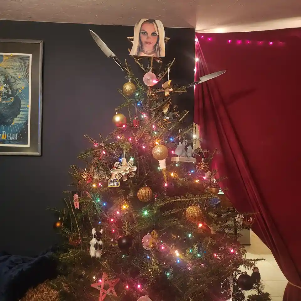 Introducing BRITTREE SPEARS: A Festive Twist on a Pop Icon